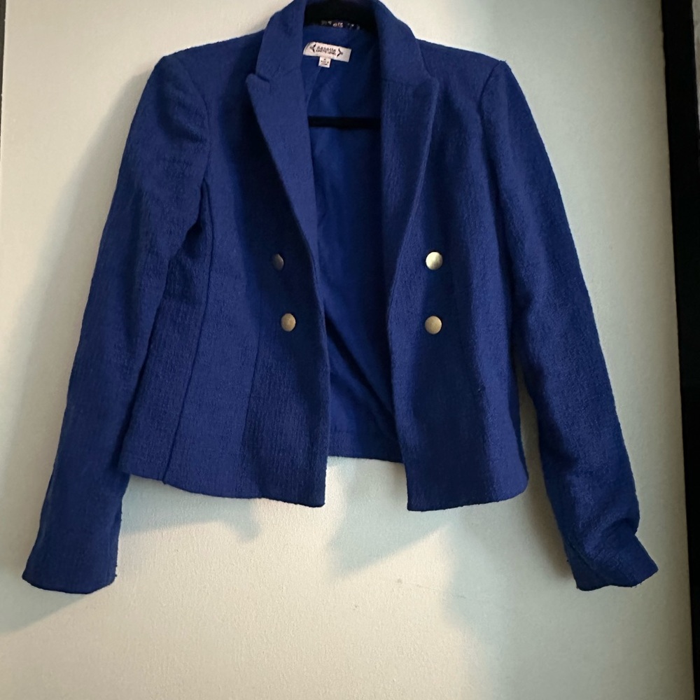 Nanette Lepore Blue Tailored Blazer